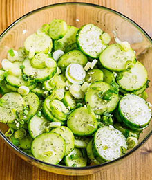 Dr. Beth's Simple Cucumber Salad