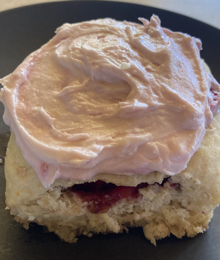 Raspberry Cream Cheese Cinnamon Rolls