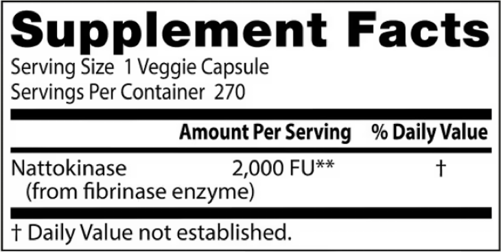 Nattokinase 270 Facts
