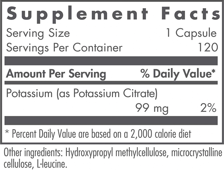 Potassium Citrate Facts